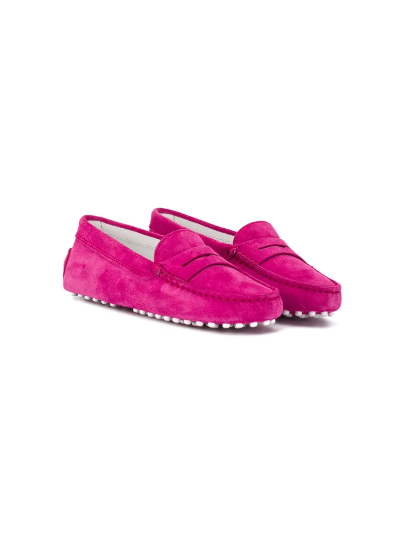 Tods Kids замшевые лоферы