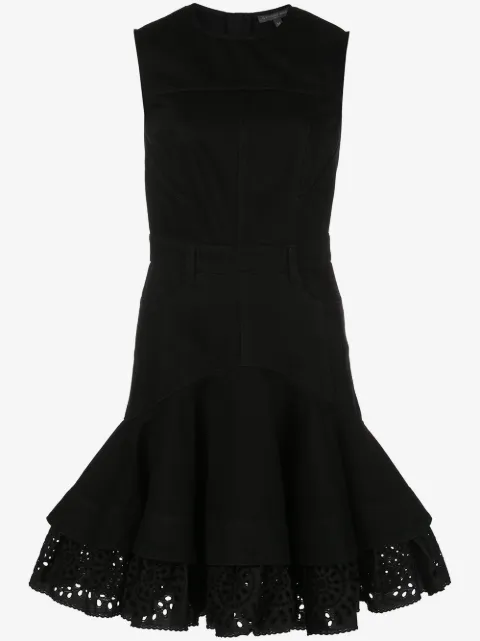 Alexander McQueen fit and flare short dress