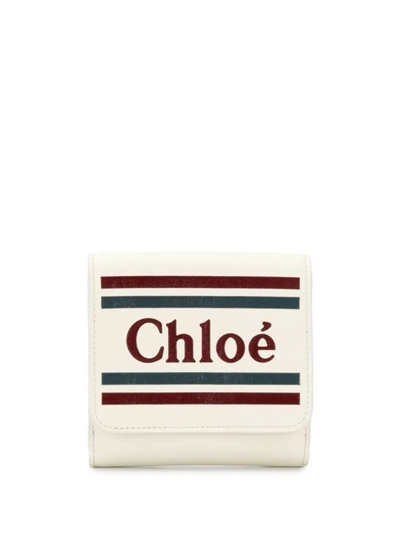 Chloé кошелек с откидным клапаном и логотипом