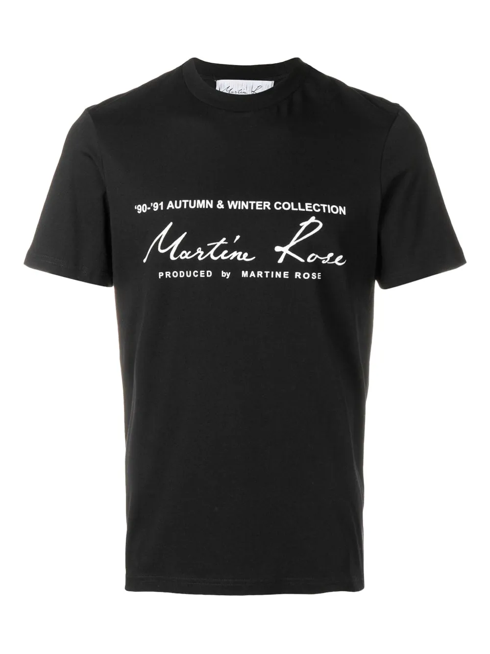 Martine Rose T-shirt met print Zwart