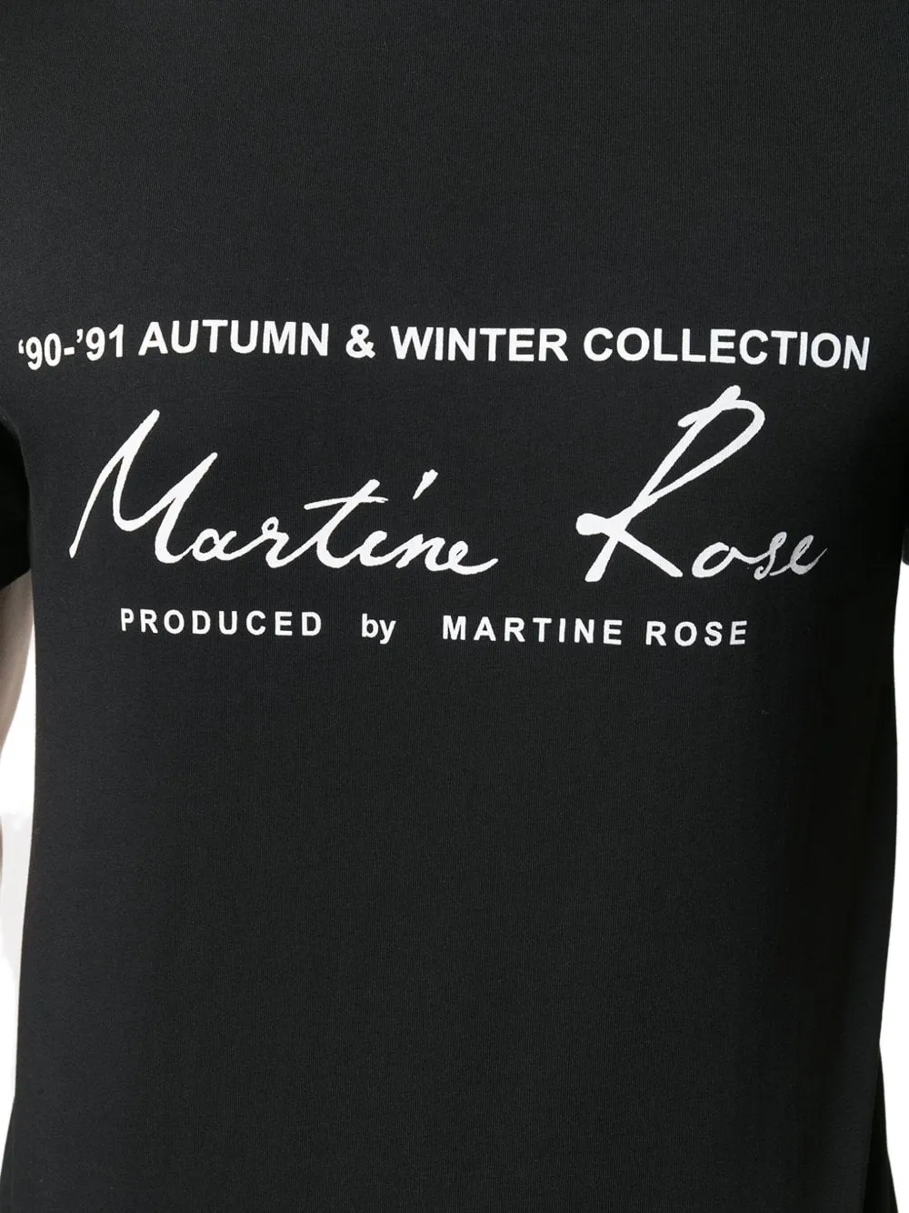 Martine Rose T-shirt met print Zwart