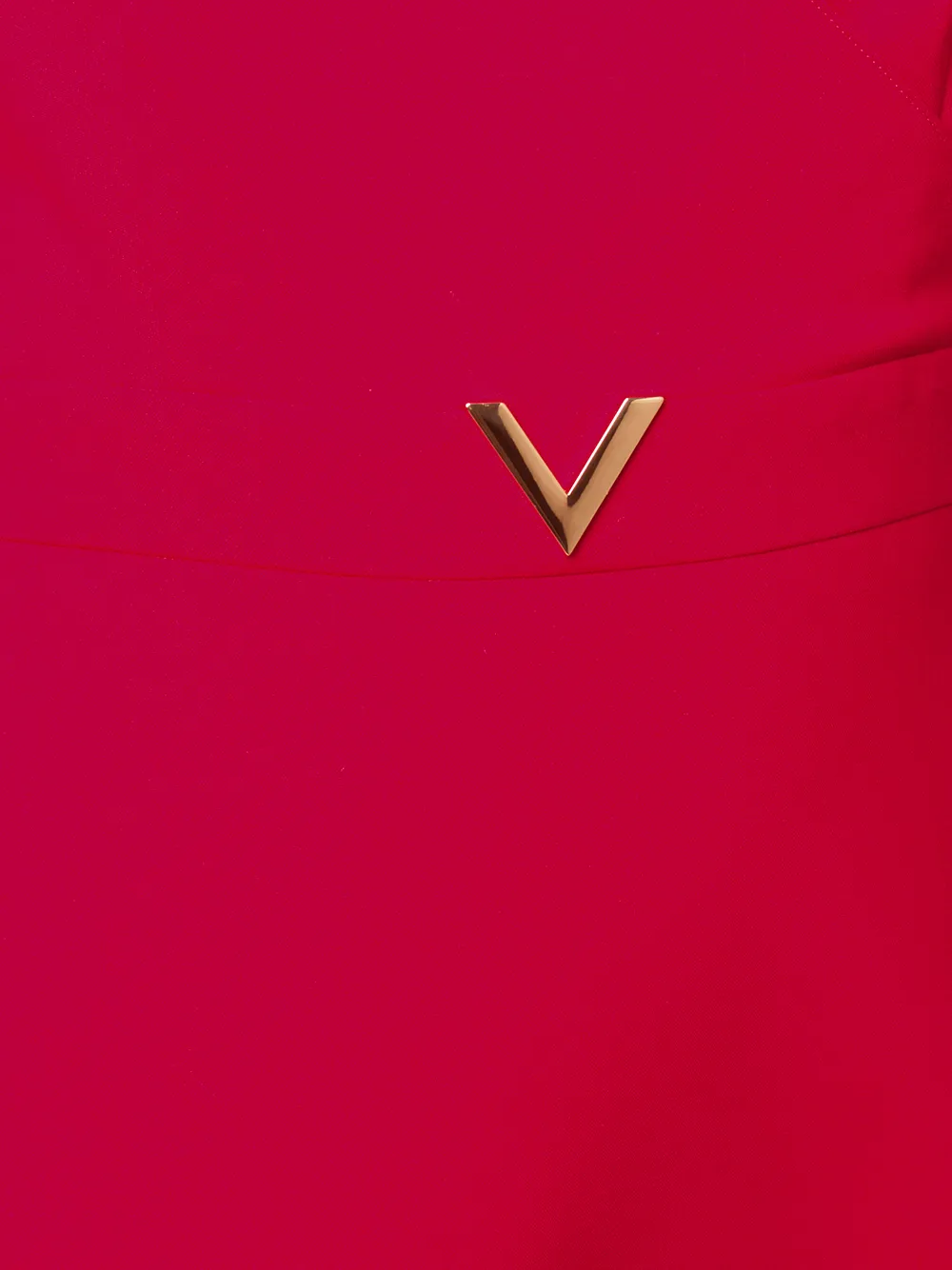 фото Valentino платье с v-образным декором