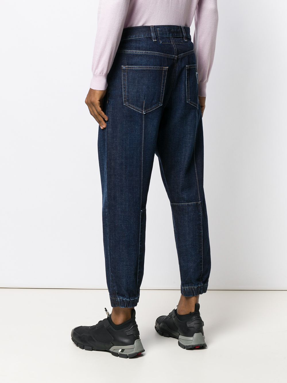 фото Prada укороченные джинсы свободного кроя