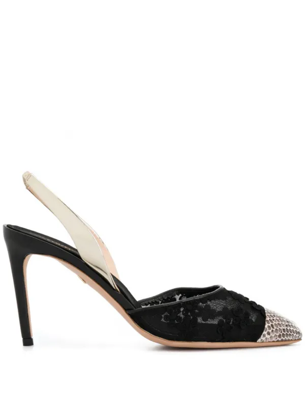 snake slingback