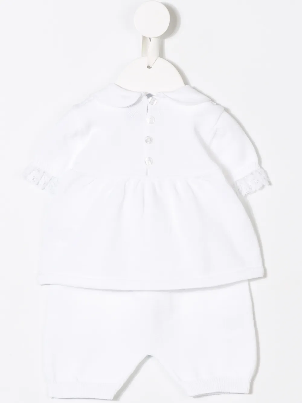 Siola Baby set met ruches Wit