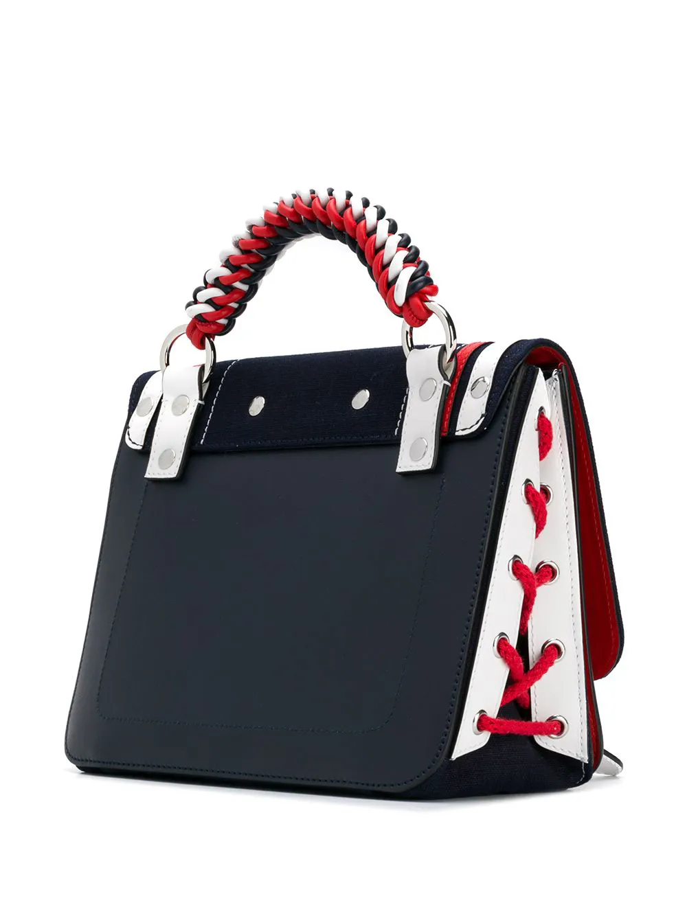  Jw Anderson Handtasche Mit Flechthenkel   Blau 