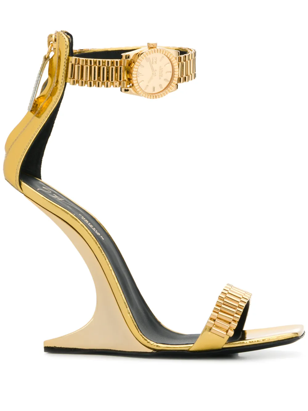 

Giuseppe Zanotti sandalias con correa en el tobillo - Dorado