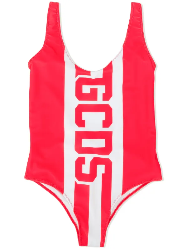 kids red swimsuit