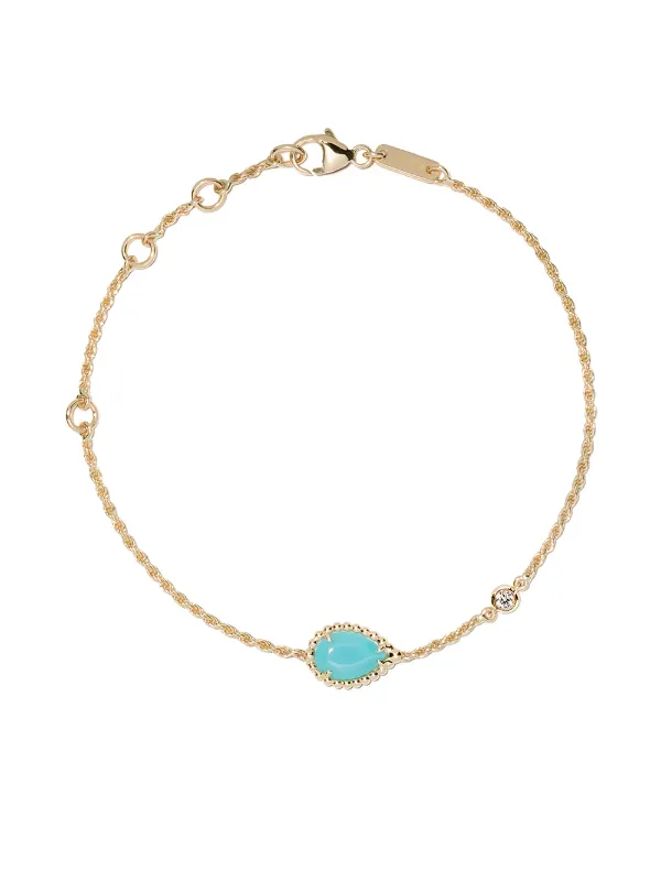 Boucheron セルパンボエム ダイヤモンド ターコイズ ブレスレット 18kイエローゴールド 通販 Farfetch