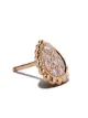 Boucheron 18kt rose gold Serpent Bohème diamonds XS motif stud earrings