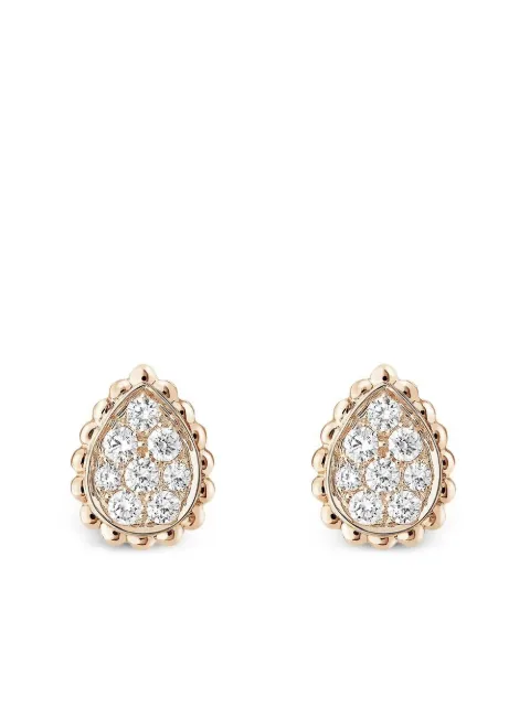 Boucheron 쎄뻥 보헴 18K 로즈 골드 다이아몬드 XS 티어드롭 이어링