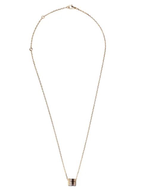 Boucheron 18kt white, yellow and rose gold Quatre Mini Ring pendant necklace