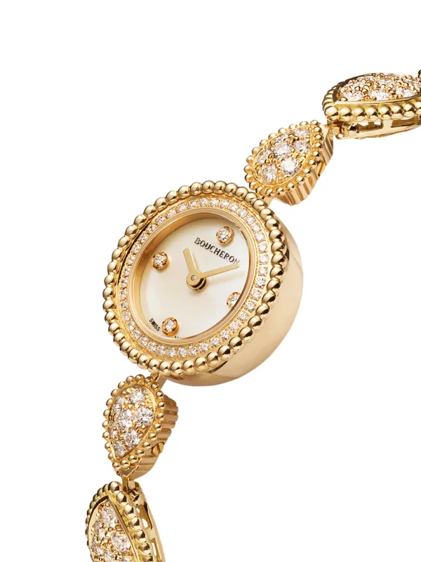 Boucheron 18kt Yellow Gold Serpent Bohème Diamond 18mm | Gold