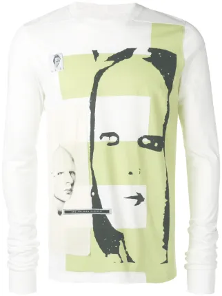 Rick Owens Drkshdw Face-Print Sweater 