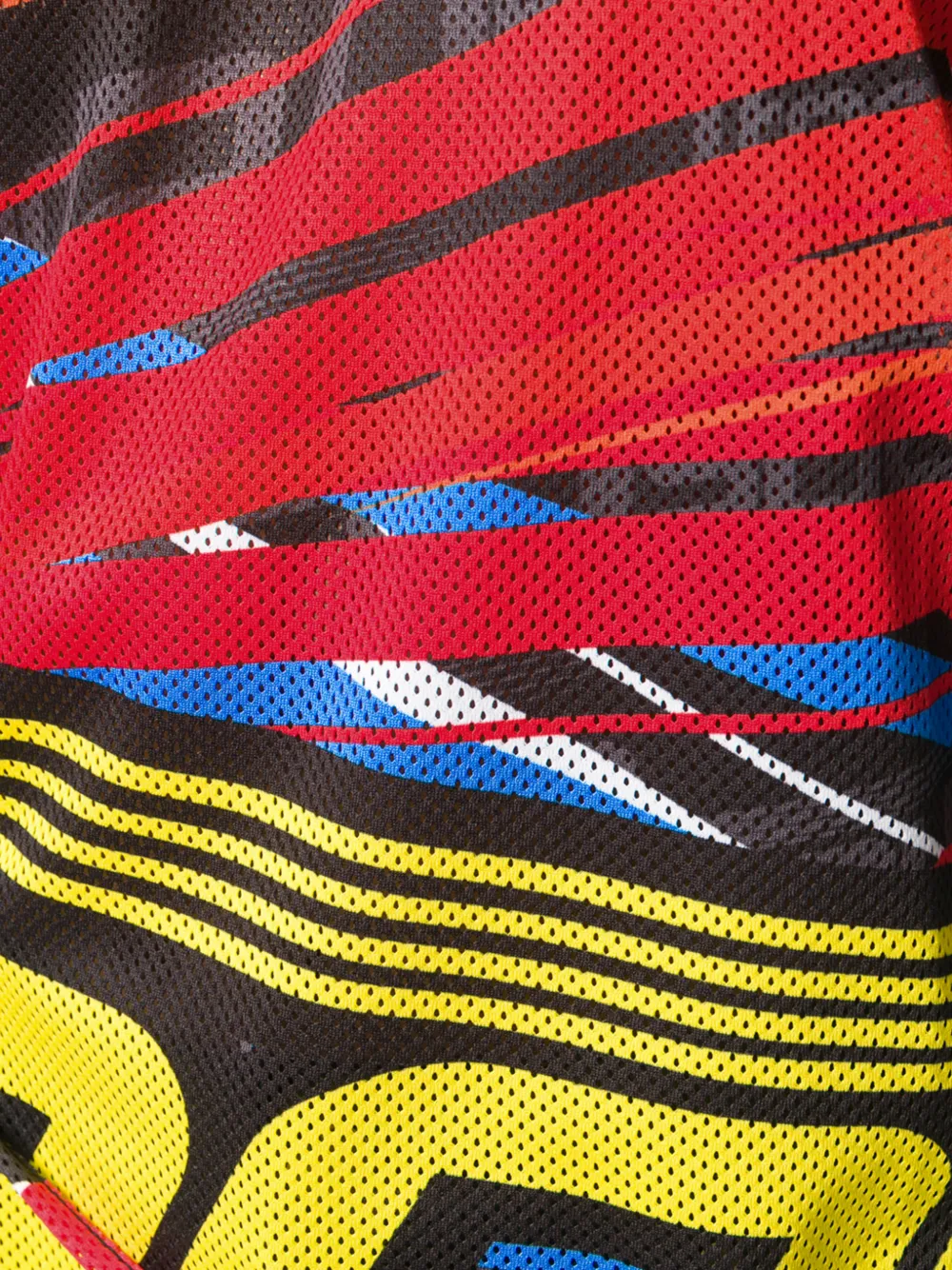 фото Dsquared2 сетчатая футболка с принтом