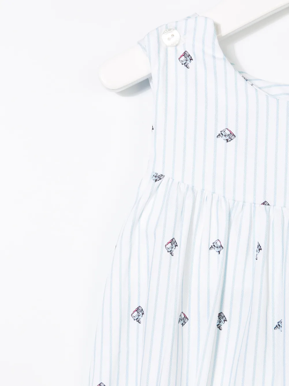 Siola Gestreepte romper Wit