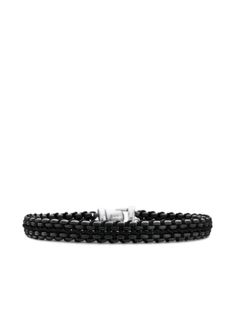 David Yurman sterling silver Woven Box Chain bracelet (10mm)