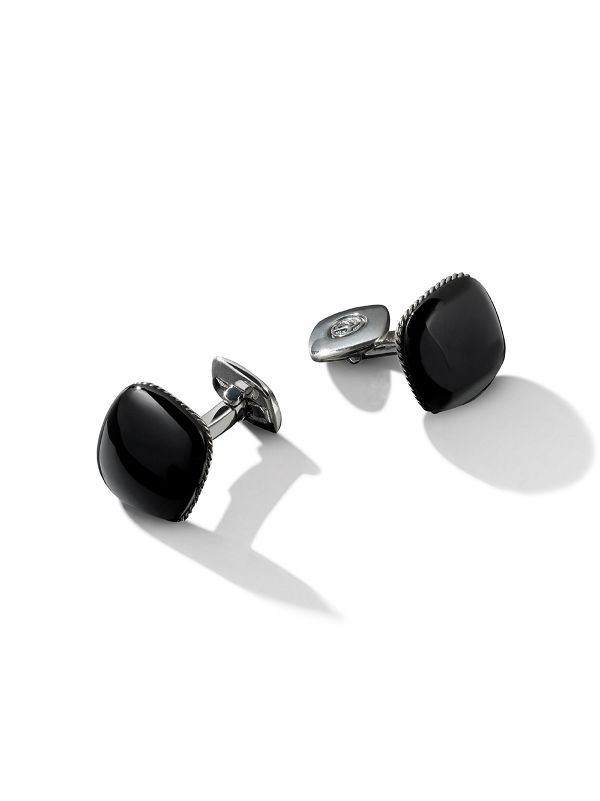 David yurman deals STREAMLINE® CUSHION CUFFLINKS IN STERLING SILVER