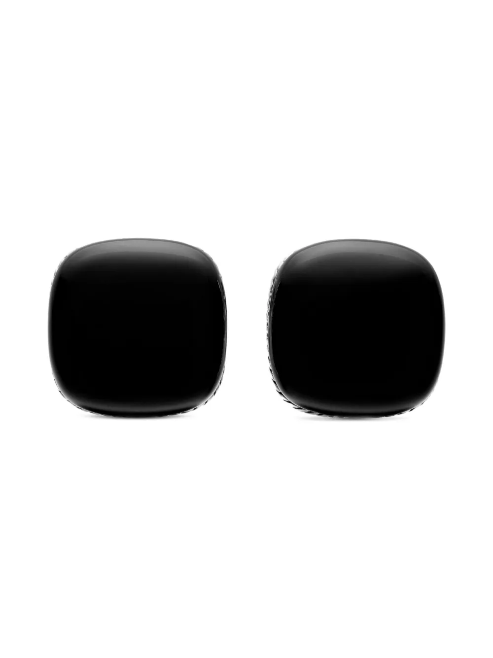 David Yurman Gemelli Streamline Cushion in argento sterling con onice (17mm) | argento | Image 1