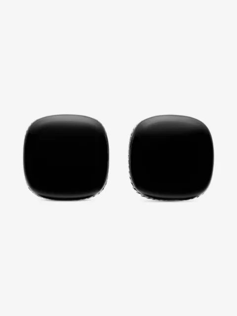 David Yurman sterling silver Streamline Cushion onyx cufflinks (17mm)