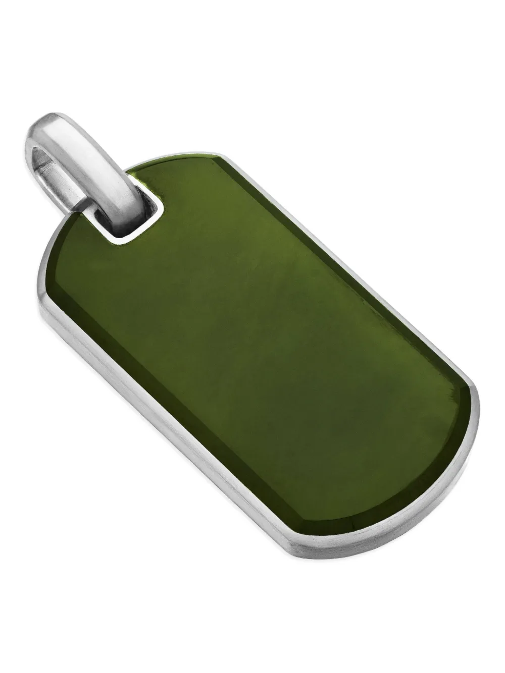 Sterling Silver Chevron Tag (35mm)