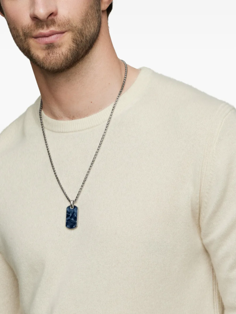 David Yurman Chevron Anhänger aus Sterlingsilber 35mm | Image 2