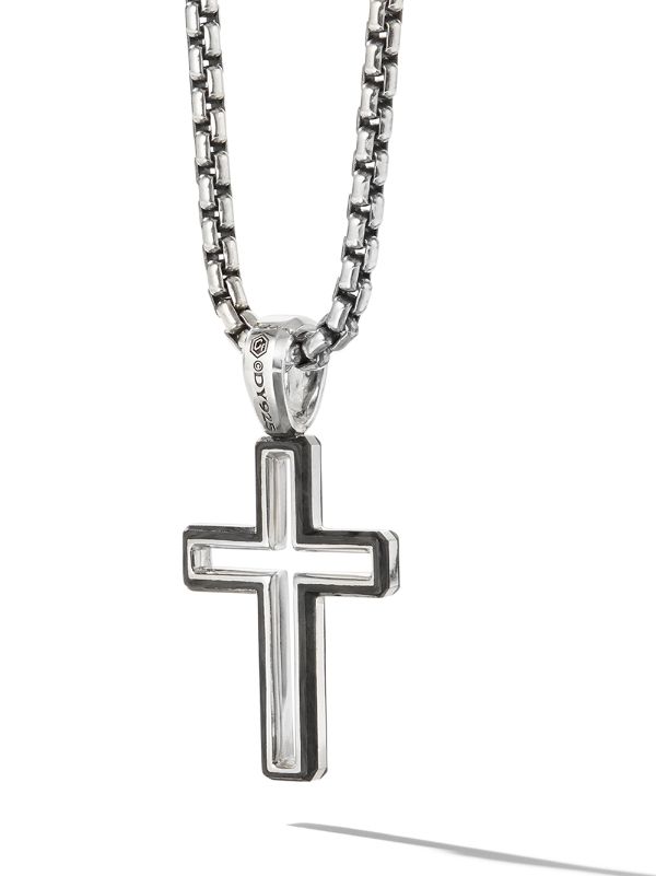 Mens cross necklace david on sale yurman