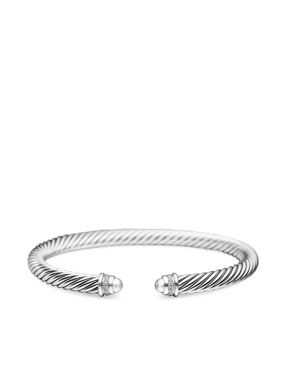 David Yurman Classic Cable ダイヤモンド ブレスレット 5mm