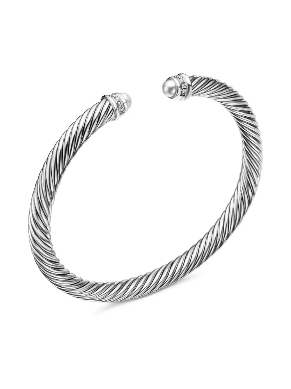 注目ショップ・ブランドのギフト David 5mm ブレスレット ダイヤモンド Cable Classic Yurman アクセサリー