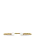 David Yurman 18kt yellow gold Solari Cablespira diamond bracelet(2.3mm)