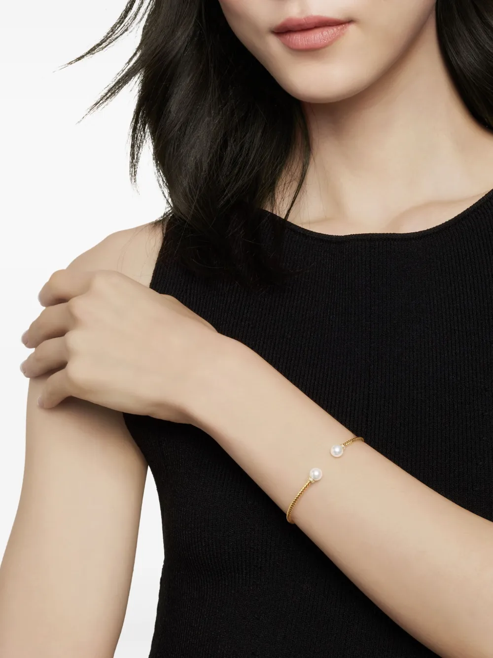 David Yurman 18kt yellow gold Solari Cablespira diamond bracelet(2.3mm) | Image 2