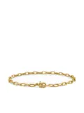 David Yurman 18kt yellow gold DY Madison chain bracelet (3mm)