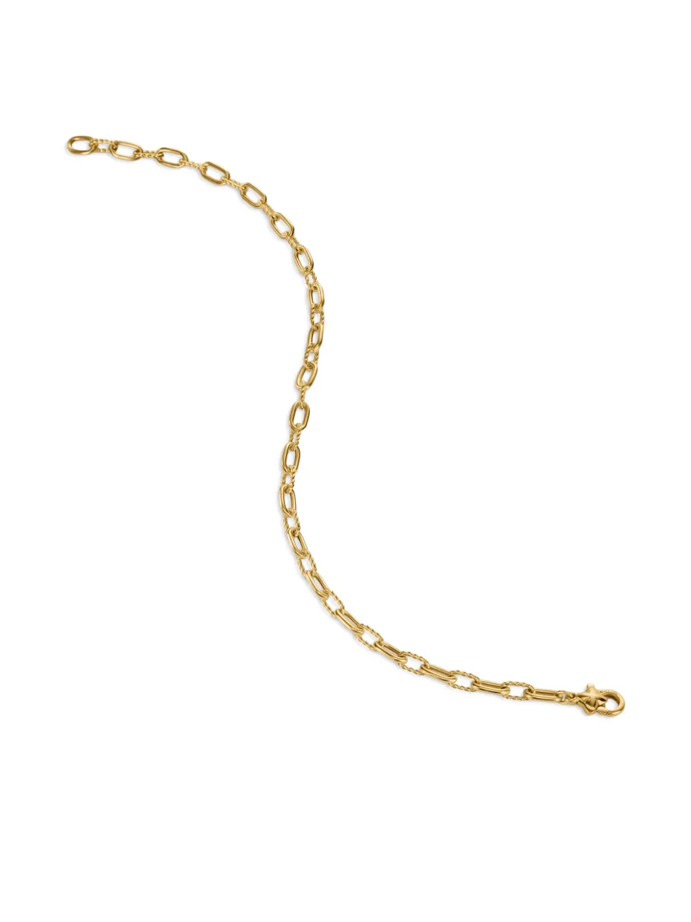 David Yurman 18kt Yellow Gold DY Madison Chain Bracelet (3mm