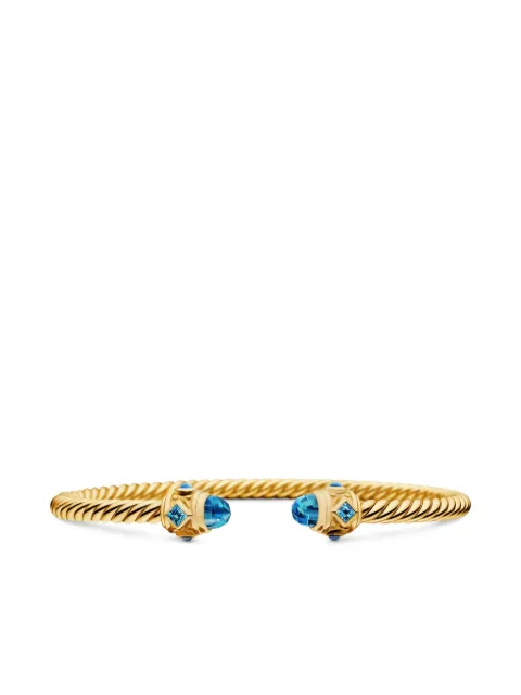 David Yurman 18kt yellow gold Renaissance Cablespira bracelet (3.5mm) 
