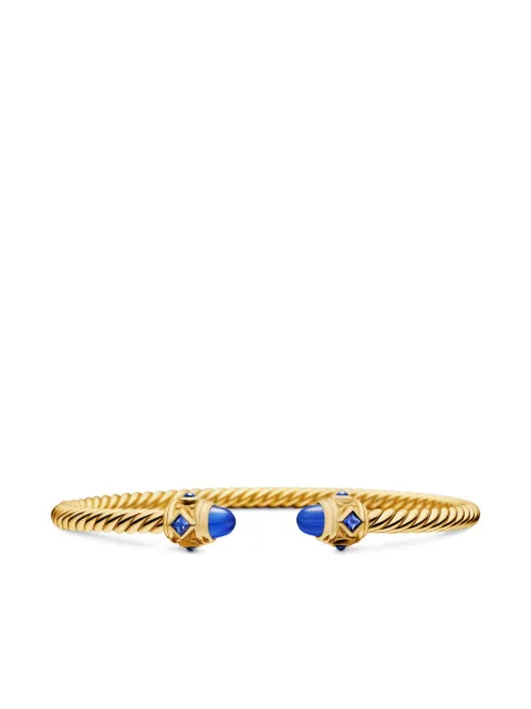 David Yurman 18kt yellow gold Renaissance Cablespira bracelet (3.5mm) 