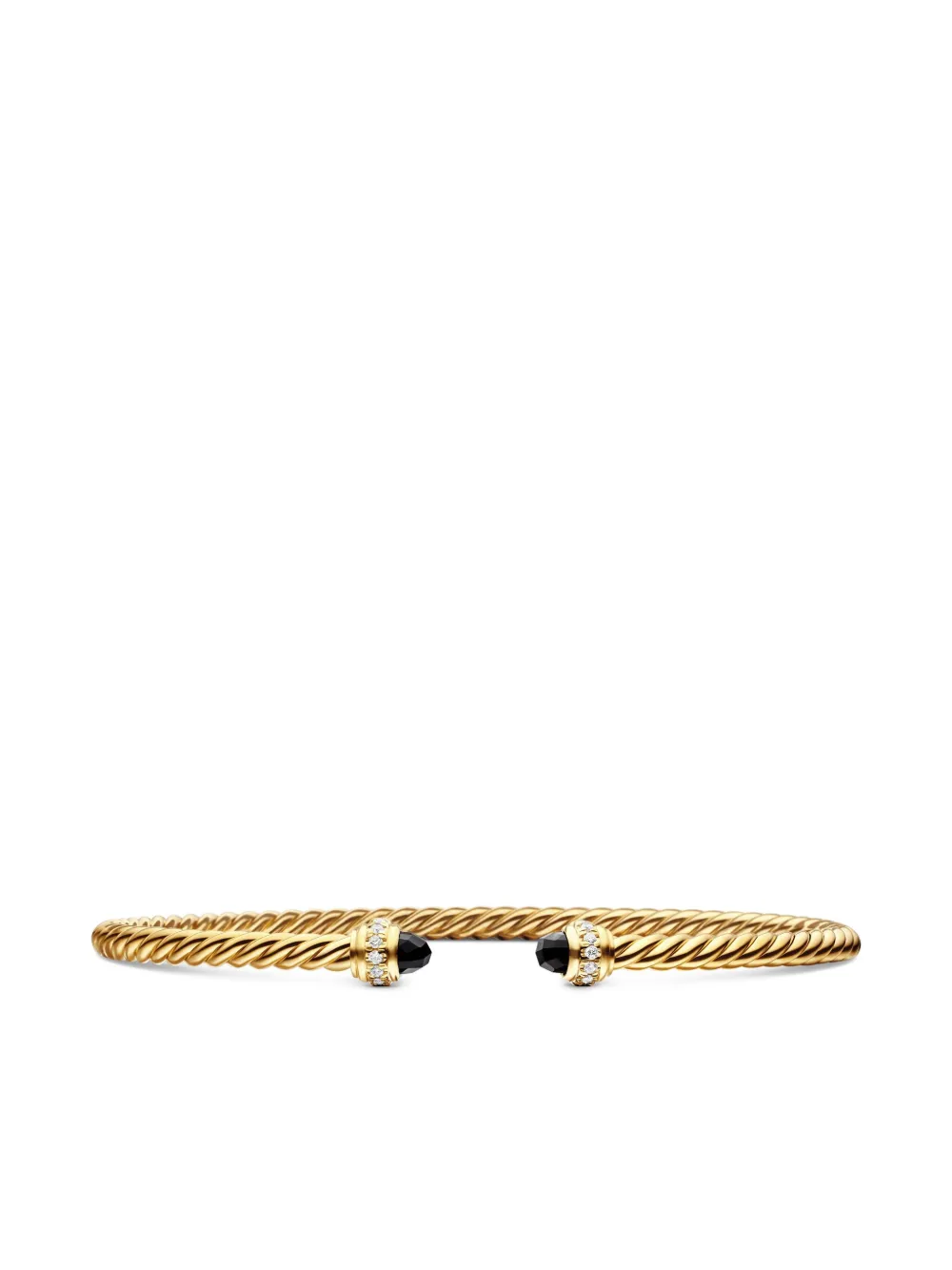David Yurman Classic Cablespira ダイヤモンド ブレスレット 3mm 18Kイエローゴールド - David Yurman Classic Cablespira ダイヤモンド ブレスレット 3mm 18Kイエローゴールド -