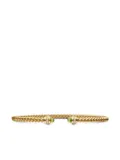 David Yurman 18kt yellow gold Classic Cablespira diamond bracelet (3mm)