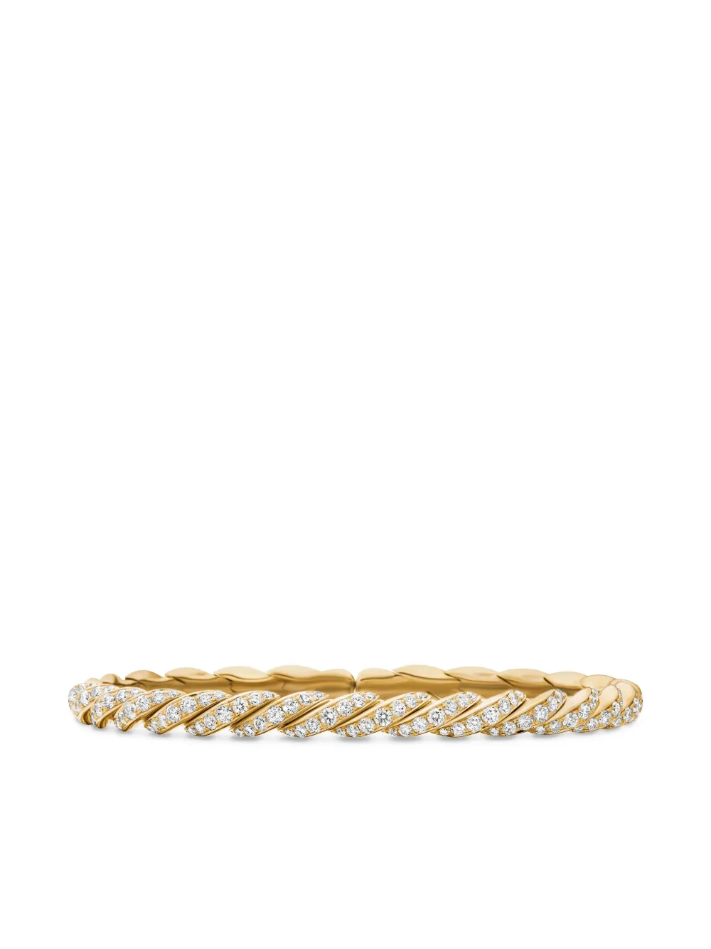 David Yurman 18K黄金 Pavéflex 手链（5毫米） | 金色 | Image 1