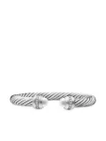 David Yurman sterling silver Classic Cable diamond bracelet (7mm)