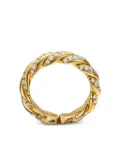David Yurman 18kt yellow gold Pavéflex diamond band ring (5mm)