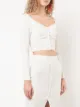 Fleur Du Mal ribbed knit bra top