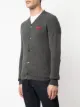 Comme Des Garçons Play كارديغان مزين بقلبين
