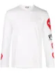 Image 1 of Comme Des Garçons Play heart printed sleeves T-shirt