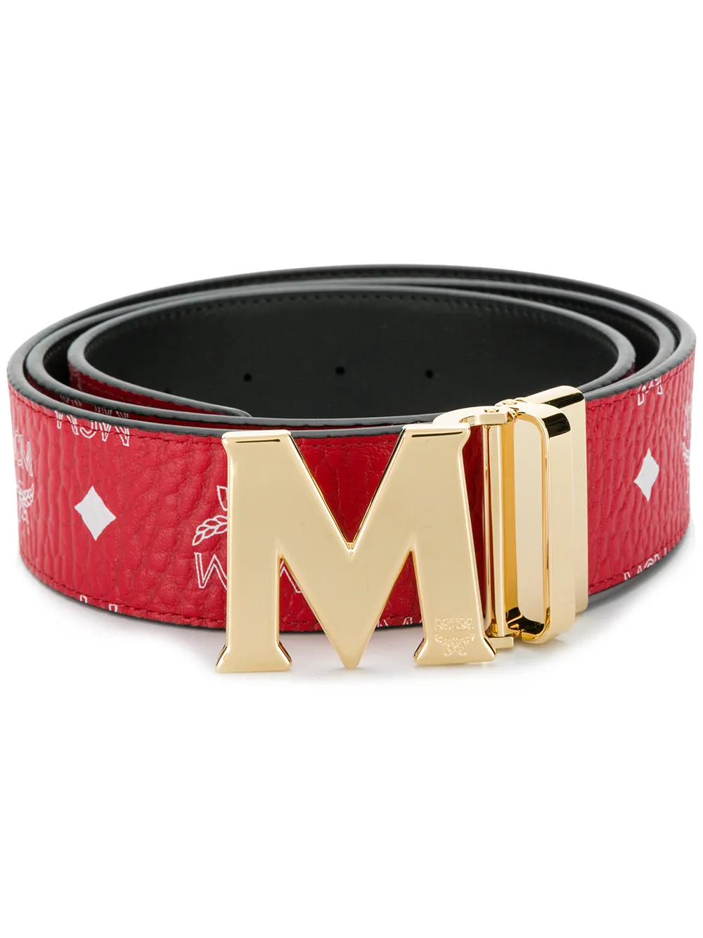 red mcm belt