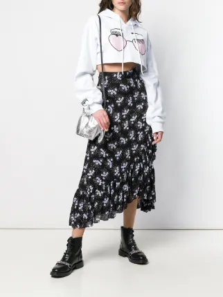 Flirting cropped hoodie展示图