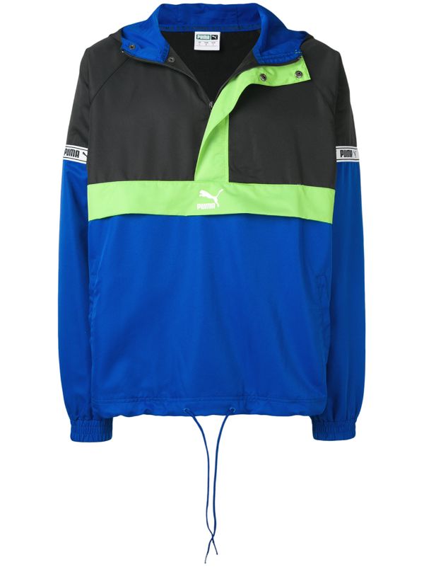 puma blue windbreaker