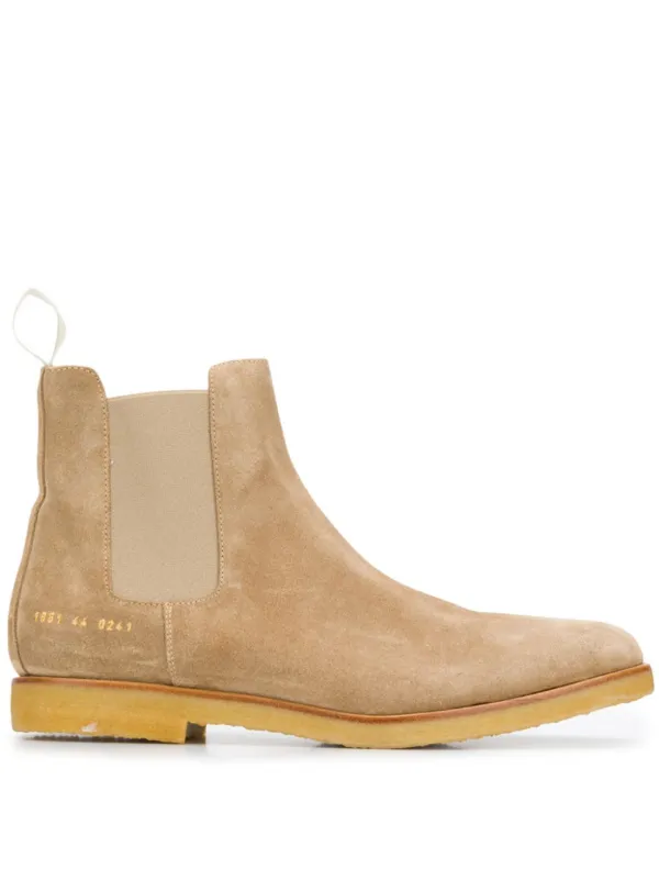 common projects suede chelsea boots