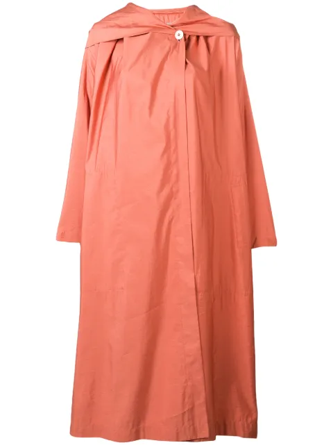 Issey Miyake Pre-Owned abrigo ligero con capucha
