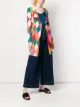 Issey Miyake Pre-Owned كارديغان بكسرات وطبعة المعين