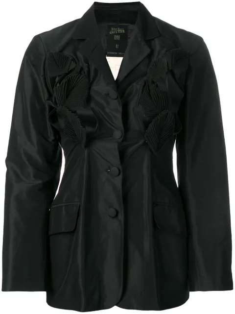 Jean Paul Gaultier Pre-Owned 1991 leaf appliqué jacket